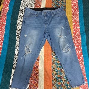 LuLaRoe Ankle Distressed Denim Jeans